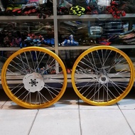 Velg Titans 17x140 17x160 Gold Tromol Becak Crome Jarijari CRV Honda Cb150R Cb150R New Facelift