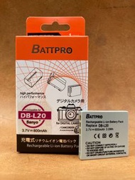 PLB103 PLB-103 PA-Bo07 DB-L20 DBL20電池合Sanyo CG9,Xacti CG65,Xacti CA65,Xacti E7,Xacti VPC-E60相機及多款B&O
