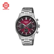Casio Edifice EFR-575D-4A Silver Stainless Steel Band Men Watch