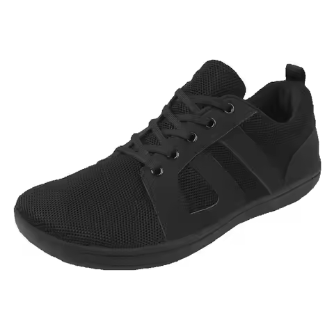 FANCYLEE Classic Women's GAT Barefoot Sneakers Retro Suede Minimalist Walking Shoes Wide Fit Zero Dr