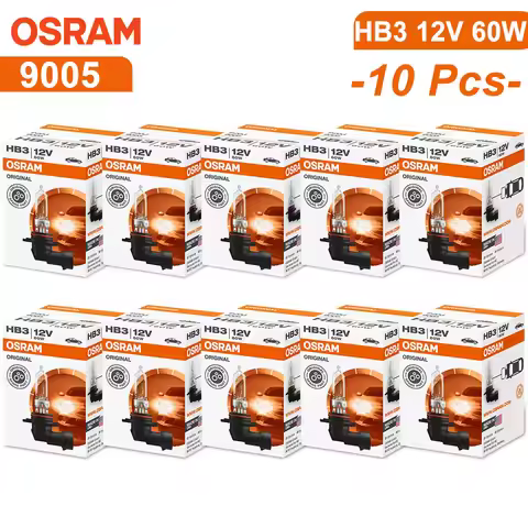 OSRAM HB3 9005 12V 60W 3200K P20d ORIGINAL Line Headlight Driving Light Car Halogen High Low Beam fo
