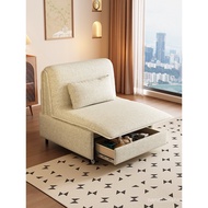 Small Apartment Sofa Bed Fabric Sofa Bed Multifunctional Sofa Bed Single Double Sofa Bed Influencer 