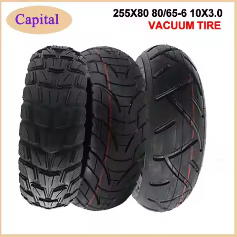 For Electric Scooter Tire 10 Inch 80/65-6 255x80 Tyre for Inokim oxo Kugoo M4 G1 Dualtron VICTOR EAG