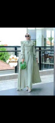 PAKAIAN WANITA TERBARU//AZEERA MAXY DRESS//BAHAN ITYCREPE PREMIUM//BUSUI GAMIS TERLARIS//GAMIS TERMU