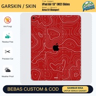 IPad Air 13 inch (M2) Vinyl Skin Area 51 (Danger) Anti Scratch Protector Case | By Fusion | Code - N