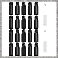22 Pieces Draft Beer Tap Cover Beer Tap Cleaning Brush 20 Pieces Beer Faucet Keg Caps Rubber Tap Soo