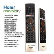 Replacement For Haier android TV / Smart TV Remote Control HTR-U27E Compatible With LE50K6600UG LE55