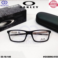 frame kacamata pria original oakley a pitchman ox8096-0155 Satin Black