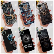 Huawei Y5p DRA-LX9 Fashion Dragon Metal Style Painted Case Huawei Y5P 2020 Soft Silicone TPU Phone C