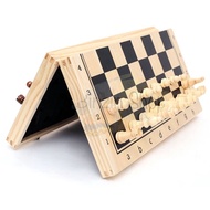 High quality wooden magnetic chess set size 39cm (free 2 queens)