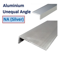 Silver Color Aluminium Unequal Angle Bar NA Silver Color Aluminium Angle Corner L Shape Aluminum L B