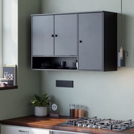 Kitchen Shelf Set Top Hanging Cupboard 3 Doors Hanging Cupboard Multi-Purpose Kitchen Shelf Wall Mou