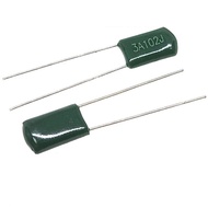 (10pcs) 3A102J Polyester Capacitor 1000V102 1nF 0.001 UF Brand New 3A102
