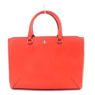 Tory Burch TORY BURCH tote bag handbag leather red Direct from Japan Secondhand