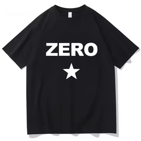 Zero Printing T-shirt The Smashing Pumpkins Rock Band Tshirts Hip Hop Unisex Streetwear Cotton Soft 