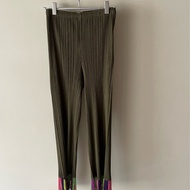 ▪️富貴選物FUGUEI▪️三宅一生PP 橄欖綠 彩色流蘇褲