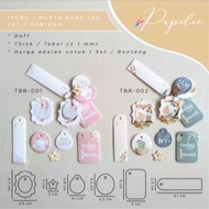 HANG TAG BABY 1 MONTH, FULL MONTH, FULL 1 MONTH BABY