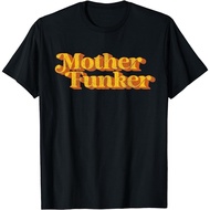 Retro Mother Funker Funny Vintage Disco 70'S Party Costume T-Shirt