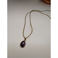 Natural Amtethyst stone necklace pendant Authentic amethyst stone pendant fengshui amethyst necklace