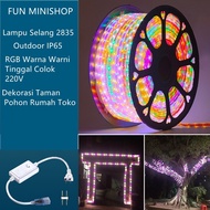 LED STRIP RGB 2835 WATERPROOF COLORFUL LED STRIP COMPLETE PACKAGE