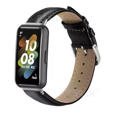 Soft Leather Band Loop For Huawei Band 7 Women Men Watch Bracelet Strap Correa For Huawei Band 7 Rep