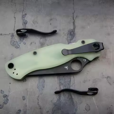 1PC Titanium Clip Spider C81 Back Clip Spider C10 Pocket Clip SPYDERCO Paramilitary 2 Knife Accessor