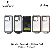 Bitplay Wander Case for iPhone 14 (2022) with Sticker Pack