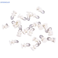 onewsun 20pcs Curtain Track Glider Rail Curtain Hook Rollers Curtain Tracks Accessories new