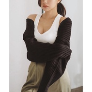 ANAIN women's jacket - Lilou Sweater - Black import parka, contemporary women's clothing, original, 