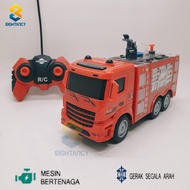 8T 999-3 Mobil remot rc pemadam kebakaran rc damkar semprot air rc truk mobil mainan anak laki bate