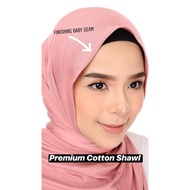 Borong Shawl Jersey Malas Cottton Sejuk Wideshawl Baby Seam Hijab Wholesale