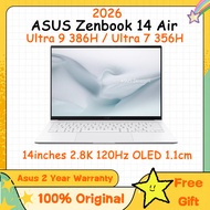 ASUS Zenbook 14 Air 2026 Ultra 9 386H 14 inch 2.8K 120Hz 1100nits OLED ASUS Zenbook S14 ASUS Thin an