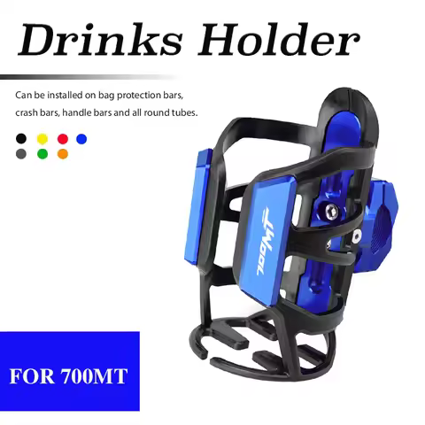 Water Cup Holder For CFMOTO 700MT MT-700 CF 700MT 700mt Motorcycle CNC Beverage Water Bottle Cage Dr