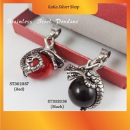 316 Stainless Steel Dragon Bead Pendant | Loket Naga Manik Stainless Steel 316 |