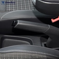TKEY Car Handbrake Lever Parking Button Cover Chrome Decoration Shell Car Styling Accessorie 6RD7113