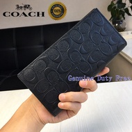 กระเป๋าสตางค์ยาวผู้ชายแฟชั่นครึ่งพับพิมพ์ลายนูน75365ส่วนลดขั้นต่ำในสต็อก