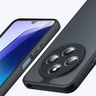 Matte Clear Case List Black for Redmi 14C / poco C75 Casing Cover