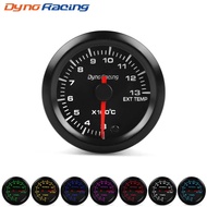 Dynoracing 2" 52mm 7 Colors LED Car Exhaust Gas Temp Gauge 300-1300 Celsius EGT Gauge High Speed Mot