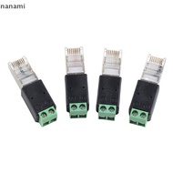 [Nanami] RJ45 to RS485 Converter RJ45 Terminal Adapter RJ45 to RS485 Adapter Crystal Head to Termina