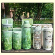 CHAGEE Overlord Tea Ji Xia Mengmeilong Thermos Cup Straw Cup Cold Brew Hand-Carrying Thermos Cup