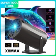 X8MAX Projector TOPLEO HY300 4K Projector iPhone/Android 11.0 LCD Ultra HD WIFI Bluetooth Home Theat