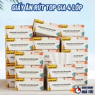 Topgia tissue paper, box of 20 premium colorful packs, 240 sheets, 4 layers, 4D embossed, soft, smoo