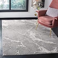 Safavieh LUR187G-8 Rug, 8' x 10', Grey/Ivory