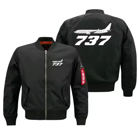 Flight Aviation Pilots Men Ma1 Bomber Jacket The 737 Windproof Military Outdoor Baseball Coats