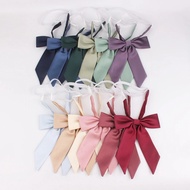 Ladies Solid Bowtie Casual Bow tie For Women Uniform Collar Feminine Bowknot Adult Check Bow Ties Cravats Girls Bowties