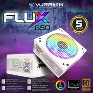 Power Supply PSU FLUX 650 Frozen Edition Vurrion Modular RGB PSU Gaming 650W 650Wat 650Watt 80 Plus 