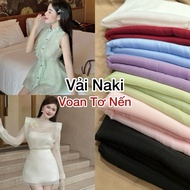 [NAKI Fabric] Soft Silk Chiffon Fabric, Dress Up Dress, Designer, Decoration Size 1.45m