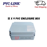 Pvc Link 12 x 9 ABS PVC Enclosure Junction Box IP66 1296