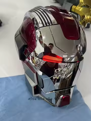 Newly Upgraded Iron Man Helmet Mk5 Pro Max Mk50 Helmet Voice Remote Control Automatically Opens Coll