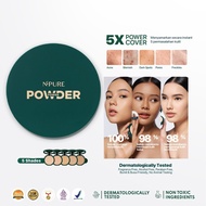 Npure Power Powder Acne Cover Compact Powder Powder Compact Powder Cover Acne N Pure Acne-Prone Skin